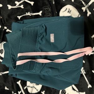 figs caribbean blue xst zamora hw high waisted